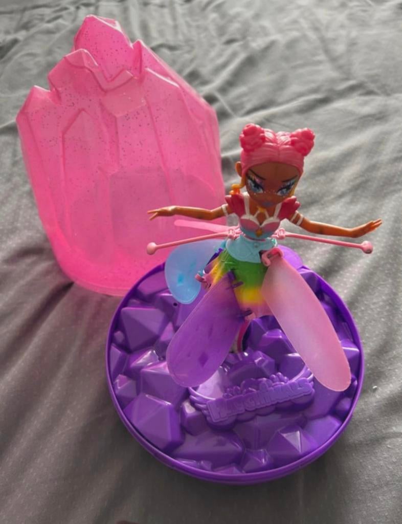 Hatchimals Crystal Flyers Rainbow Glitter Idol Pixie, Ophalen of Verzenden, Gebruikt