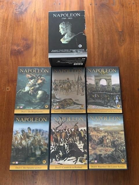 Napoleon deel 1 t/m 6   6 dvd box, Alle leeftijden, Boxset, Ophalen of Verzenden, Zo goed als nieuw