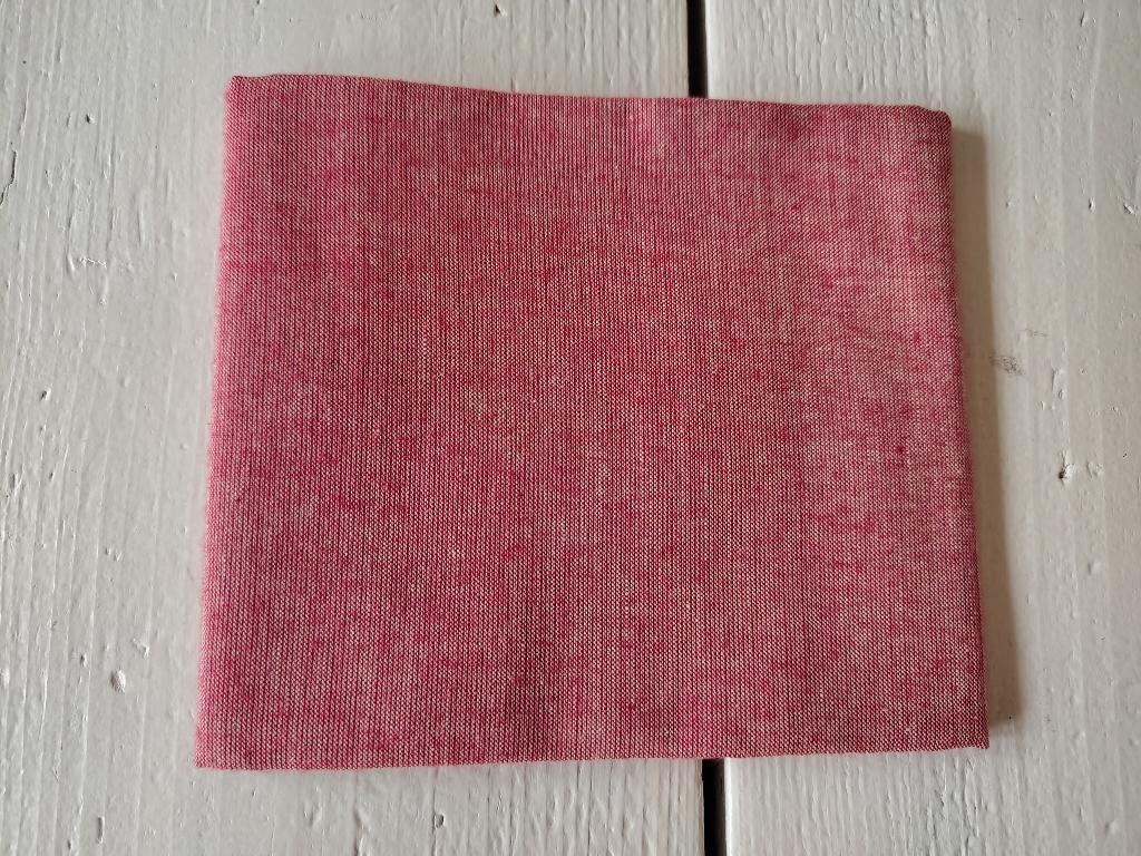 Prachtige quiltstof - geweven, rood, Nieuw, Ophalen of Verzenden, 30 tot 120 cm, Katoen