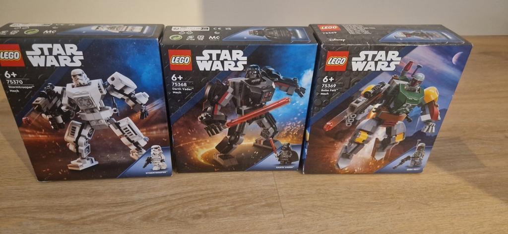 LEGO Star Wars Mechs - 75368, 75369, 75370 - Nieuw!, Ophalen of Verzenden, Nieuw, Complete set, Lego