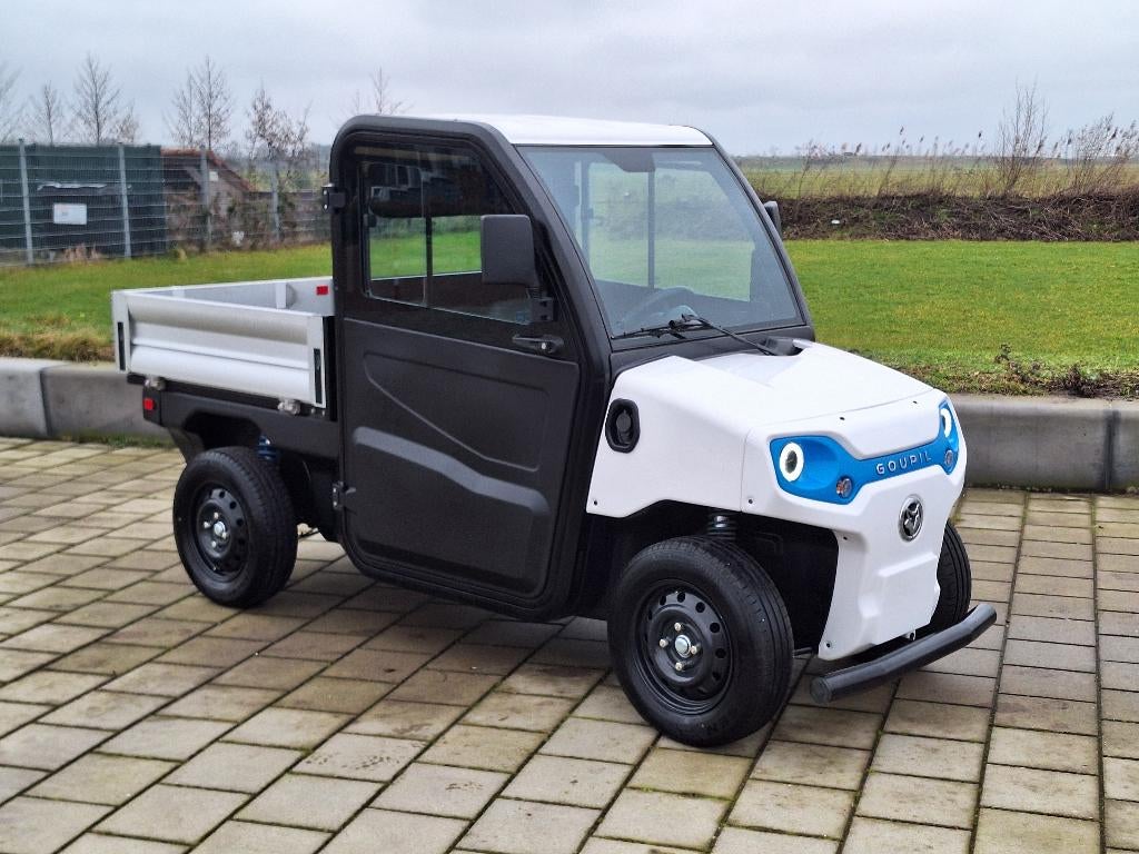 Goupil G2 Pick-up, Auto's, Overige Auto's, Bedrijf, Elektrisch, Automaat, Wit, Zwart, Kunstmatig leder, Achterwielaandrijving