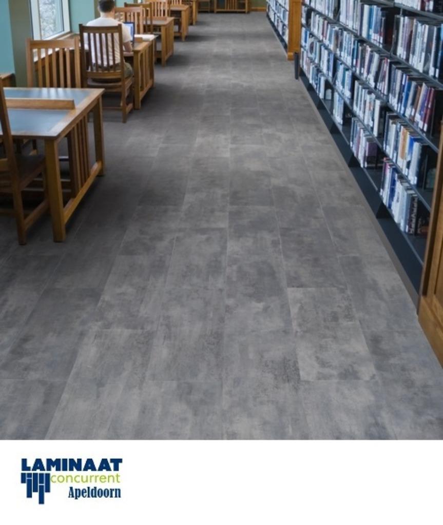 Plak Pvc Tegel Dorato Stone 46995 2,5mm dik 0,55 €14,95m2, 75 m² of meer, Nieuw, Grijs, Ophalen of Verzenden