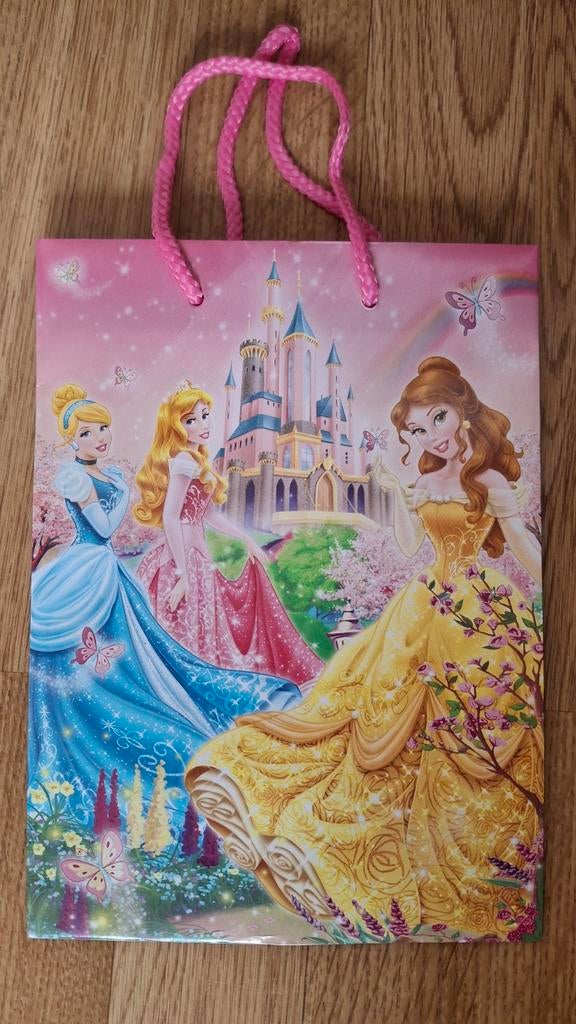 NIEUW  Cadeautasje met Disney prinsessen, Ophalen of Verzenden, Nieuw