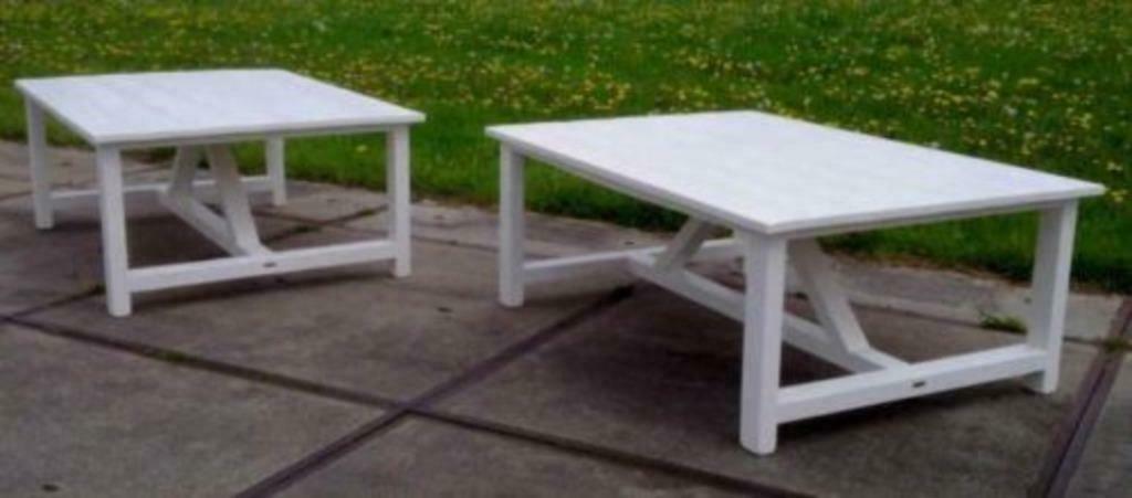 witte tafel maten 190-200-220-240-260-280-300-330-350-400, Ophalen of Verzenden, Landelijk, Grenenhout, Rechthoekig