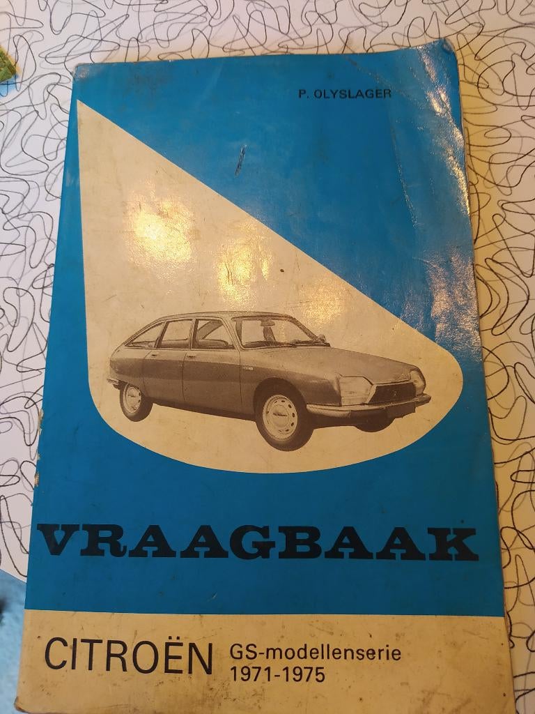 Citroën GS 1971 - 75. Vraagbaak Olyslager., Ophalen of Verzenden