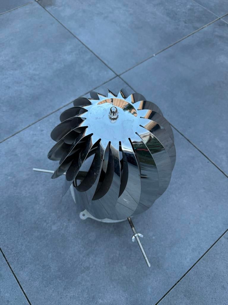 RVS Dakventilator / Afzuiger, Doe-het-zelf en Verbouw, Ventilatie en Afzuiging, Ophalen of Verzenden, Zo goed als nieuw, Ventilator en Afzuiger