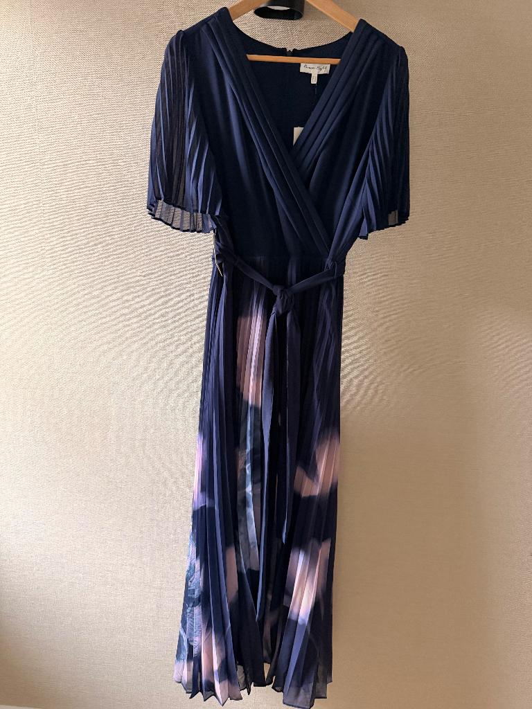 Phase Eight lange jurk NIEUW, Galajurk, Blauw, Maat 42/44 (L), Nieuw