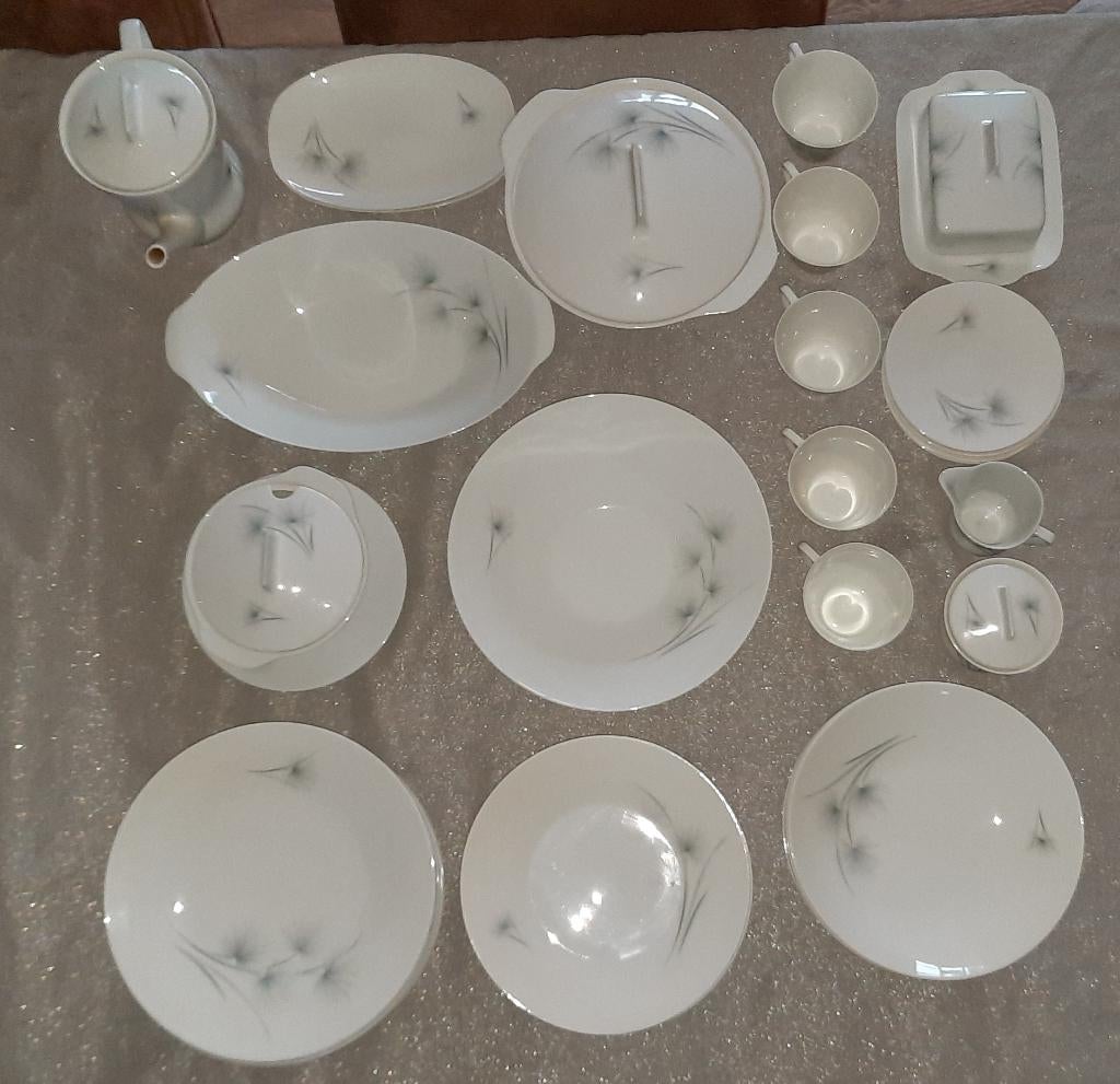 Prachtig servies HUTSCHENREUTER periode 1948 - 1950., Ophalen of Verzenden