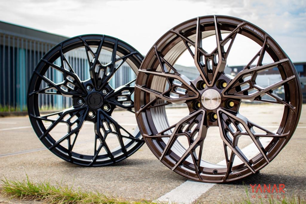 YANAR GRO-050 FLOW FORGED 19 INCH 5X112 AUDI VW SEAT SKODA, Auto-onderdelen, Banden en Velgen, 19 inch, Velg(en), Nieuw, Ophalen of Verzenden