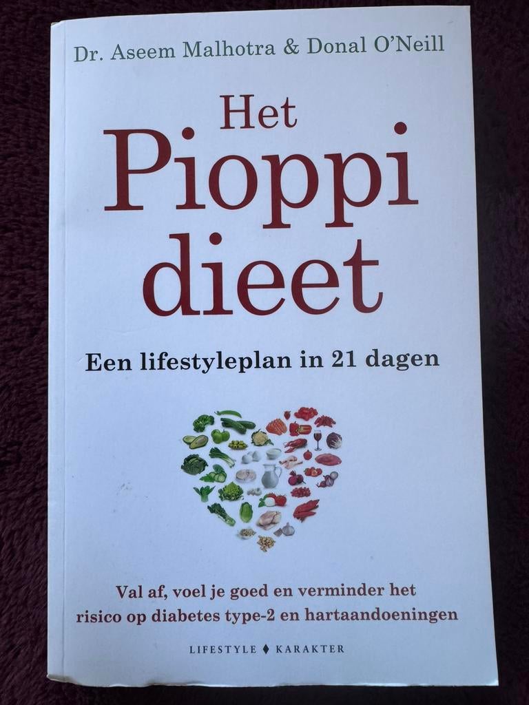 ZGAN PIOPPI lifestyle dieet ( Maholta & O’Neal), Boeken, Gezondheid, Dieet en Voeding, Ophalen of Verzenden, Zo goed als nieuw