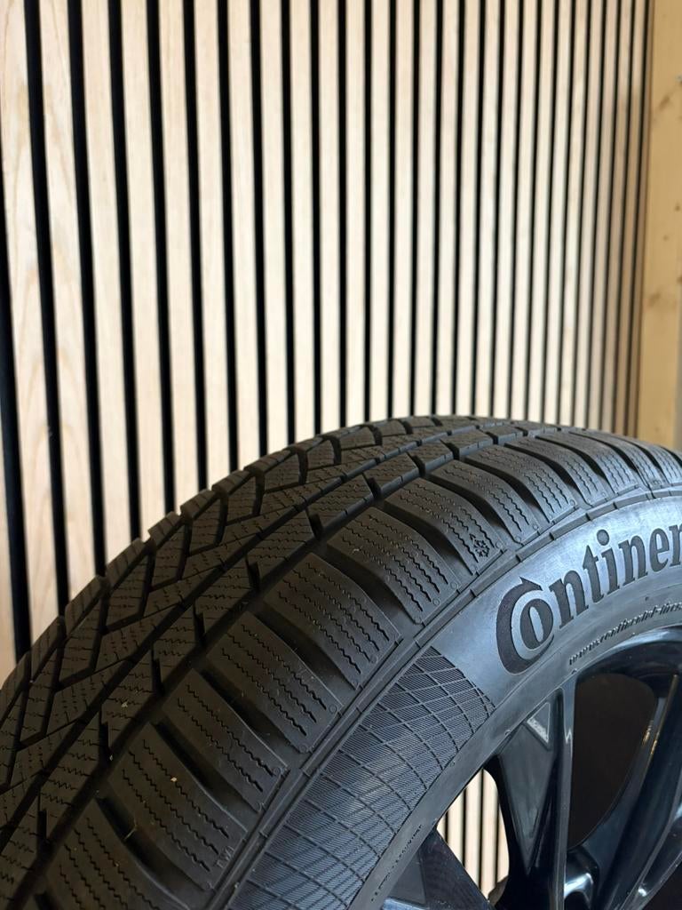 18 inch Audi velgen 5x112 + continental Q3, 18 inch, Banden en Velgen, Nieuw, Winterbanden