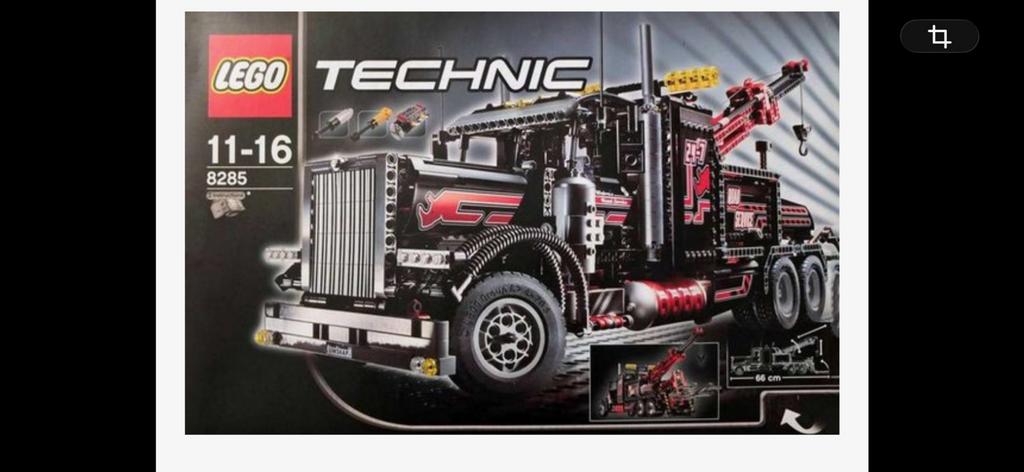 Lego Technic takelwagen 8285, Ophalen