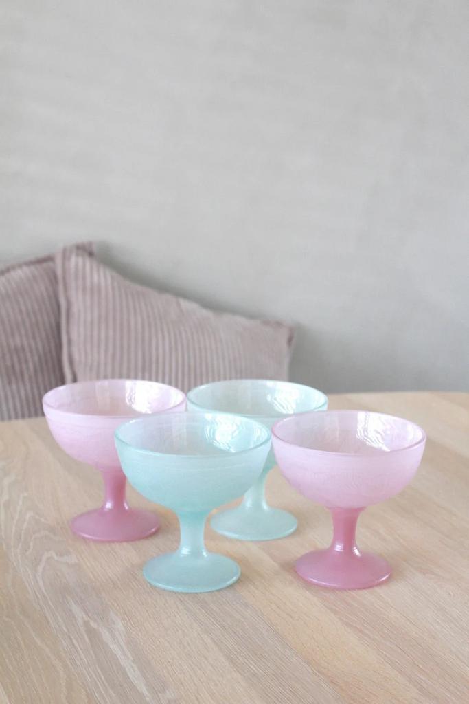 Vintage Luminarc Arcoroc Dessertglazen, Huis en Inrichting, Keuken | Servies, Glas of Glazen, Verzenden, Overige stijlen, Glas
