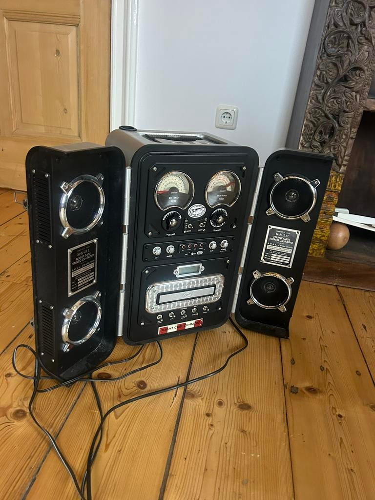 Spirit of St. Louis N-X-211 Flight Case Stereo CD-Radio, Ophalen of Verzenden, Zo goed als nieuw, Speakers, Overige merken