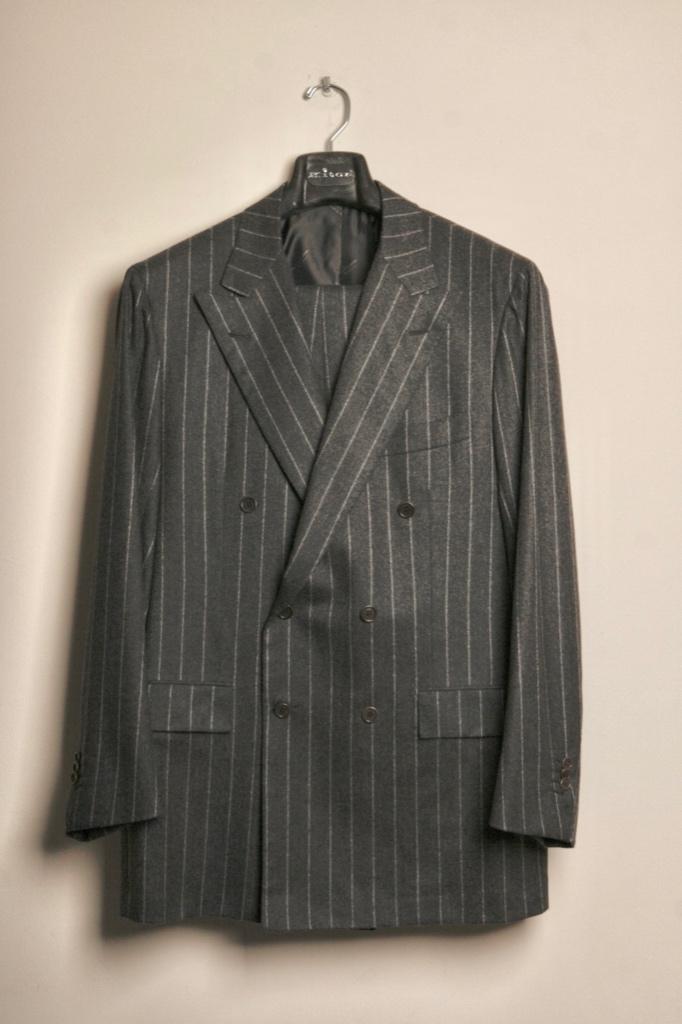 KITON Schitterend 100% kasjmier pak 52/54 Nieuw Wpr €9000,-!, Maat 52/54 (L), Nieuw, Ophalen of Verzenden, Grijs