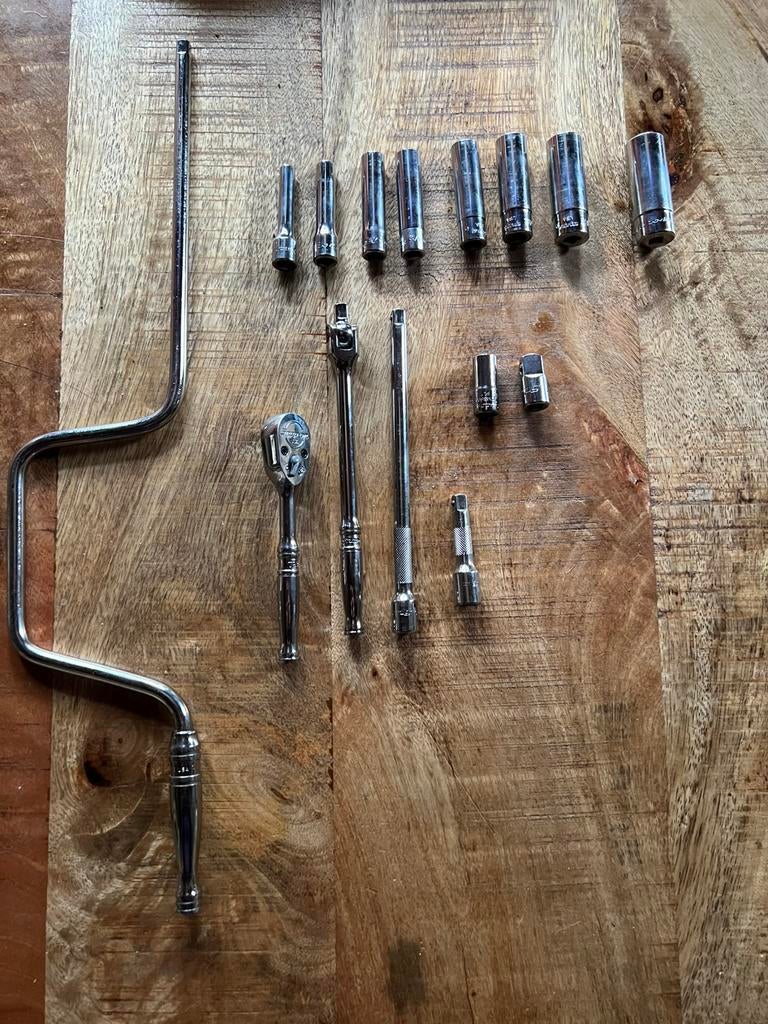 Snap-on 1/4 ratel set, Ophalen, Gebruikt, Onbekend, Onbekend