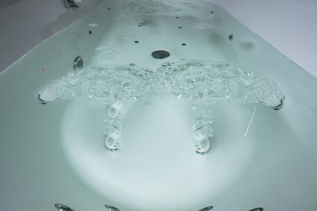Bubbelbad 175 x 175 XL bubbelbad grootste bubbelbad van EU!, Ophalen, Nieuw, Met bad