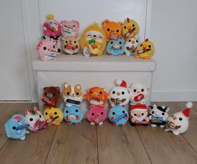 Snackles Knuffel allemaal dubbel, Kinderen en Baby's, Speelgoed | Knuffels en Pluche, Ophalen of Verzenden, Overige typen