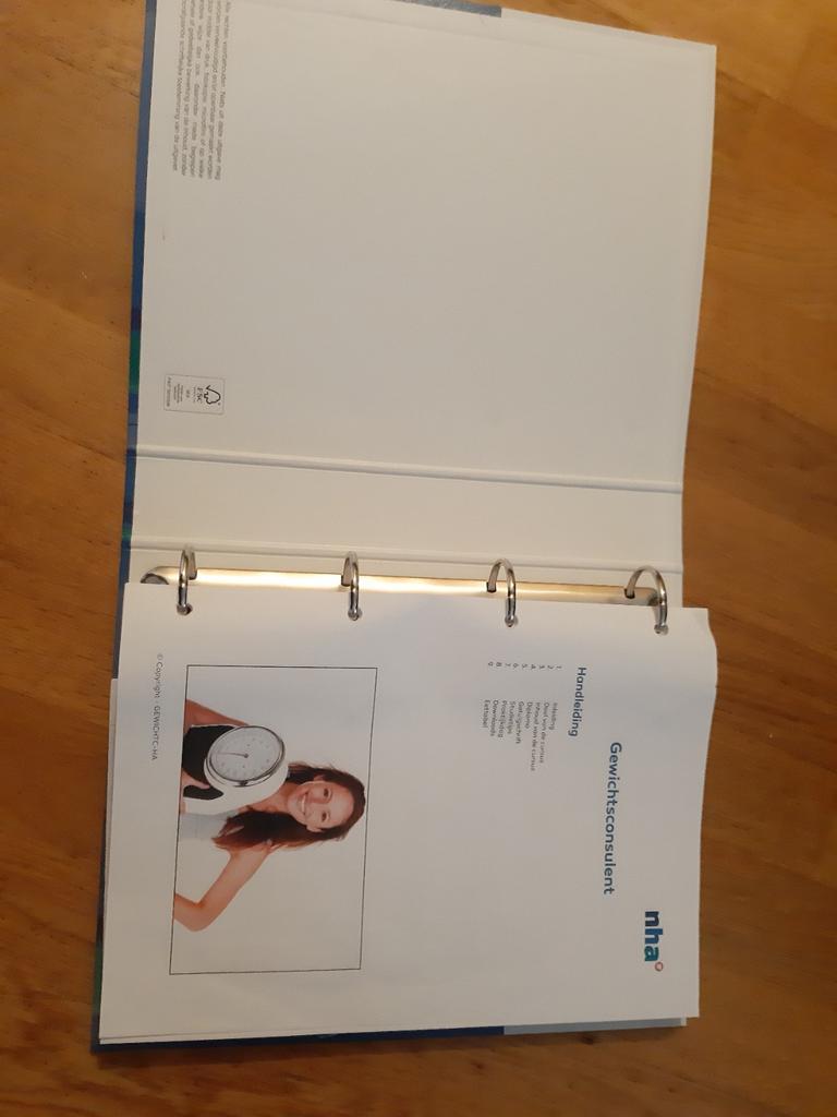 Opleiding NHA  gewichtconsulente cursus studieboek, Ophalen of Verzenden, Zo goed als nieuw, Niet van toepassing