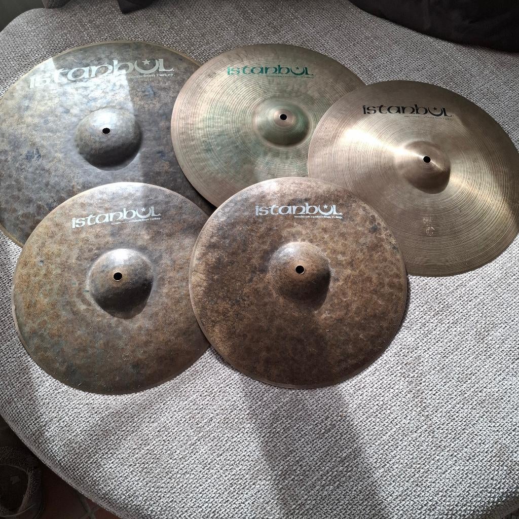 Complete Istanbul agop pre split bekken set voor drumstel, Ophalen of Verzenden, Zo goed als nieuw, Drums of Percussie