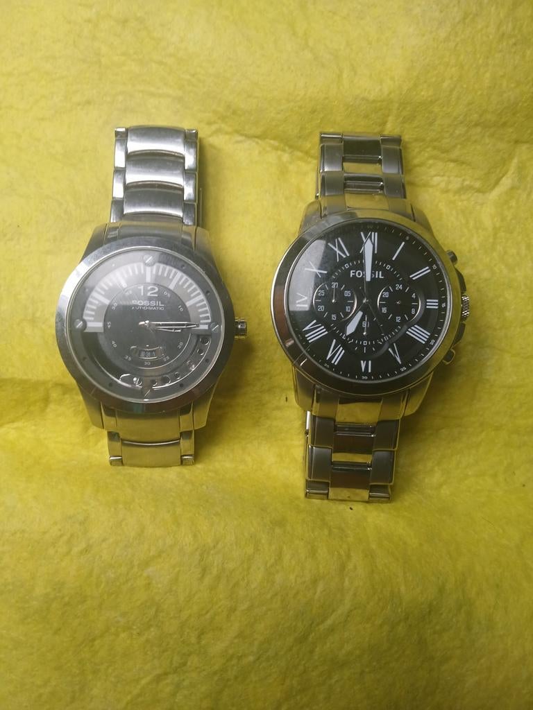 Fossil horloges.  1 kinetic, Ophalen of Verzenden, Zo goed als nieuw, Staal, Overige merken