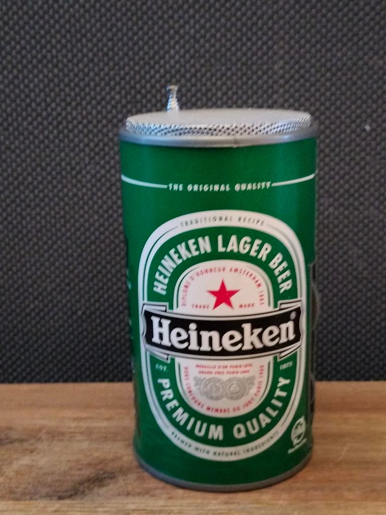 Radio blikje Heineken bier., Ophalen of Verzenden, Gebruikt, Overige typen, Heineken