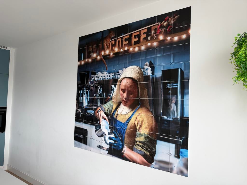 IXXI Het Moderne Melkmeisje 180x180, Ophalen of Verzenden, Gebruikt