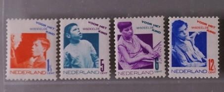 Nederland NVPH 240-243 postfris kinderzegels 1932, Ophalen of Verzenden, T/m 1940, Postfris