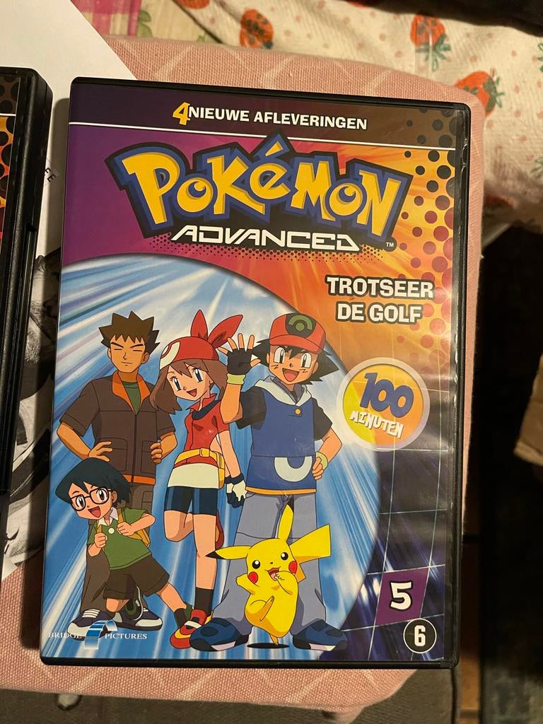 Pokémon Advanced - Trotseer de Golf DVD, Avontuur, Alle leeftijden, Ophalen of Verzenden, Zo goed als nieuw