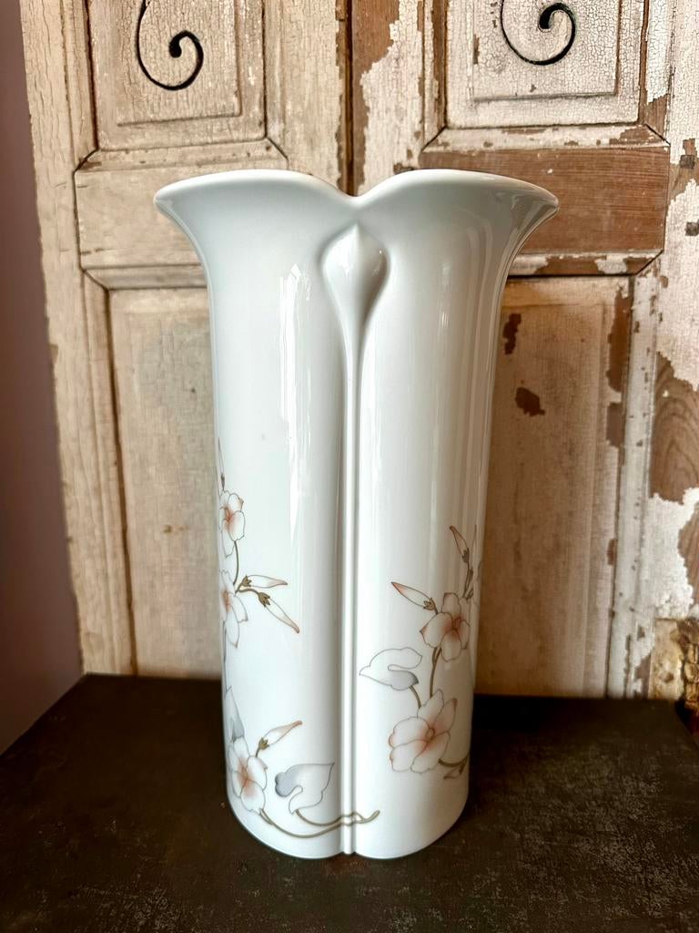 Vintage grote Arzberg Corso Cnospa Rhodos vaas van porselein, Antiek en Kunst, Ophalen of Verzenden