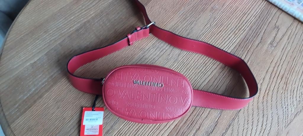 Valentino Fannypack..nieuw. 12 x 19 x 5 crossbody/heup, Ophalen of Verzenden, Nieuw, Rood, Overige typen