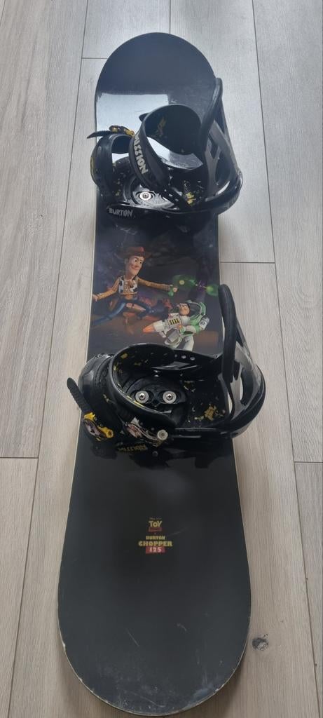 Burton Chopper 125 Snowboard, Burton mission smalls binding, Sport en Fitness, Snowboarden, Ophalen, Gebruikt, Board