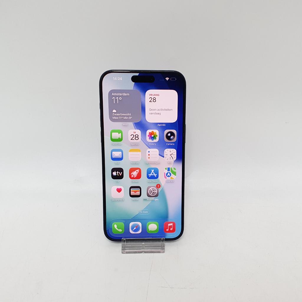 iPhone 15 Pro Max 256GB Blue Titanium Zeer Nette Staat -94%, Ophalen of Verzenden, Zo goed als nieuw, IPhone 13