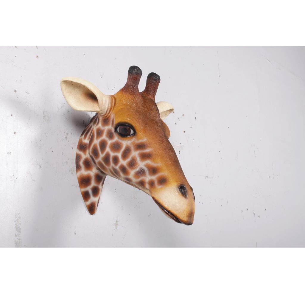 Giraf hoofd 165 cm - giraffen beeld