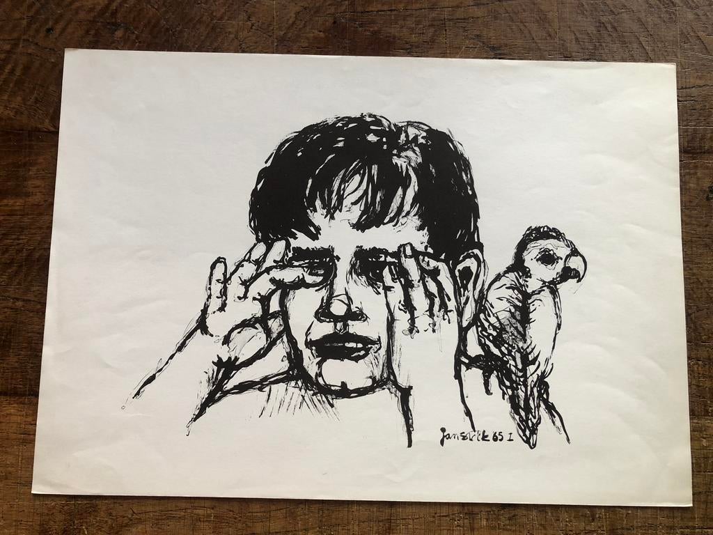 Oude litho, Antiek en Kunst, Kunst | Litho's en Zeefdrukken, Ophalen of Verzenden