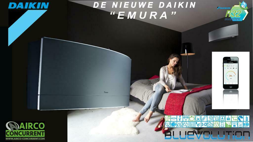DAIKIN Emura FTXJ-M Nergens goedkoper! 2Kw 2019(7000BTU), Witgoed en Apparatuur, Airco's, Koelen en Ontvochtigen, Minder dan 60 m³