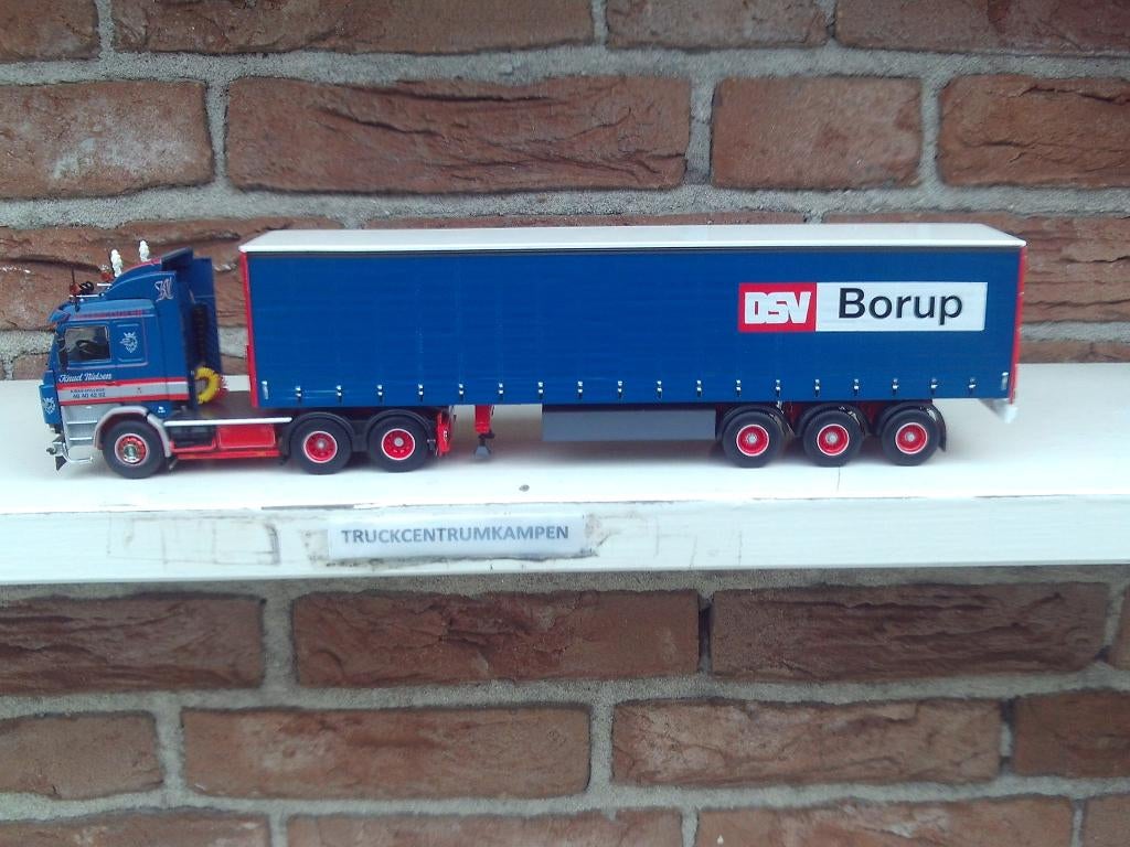 Tekno  Scania  143  van  Knud  Nielsen., Hobby en Vrije tijd, Modelauto's | 1:50, Ophalen of Verzenden, Nieuw, Bus of Vrachtwagen