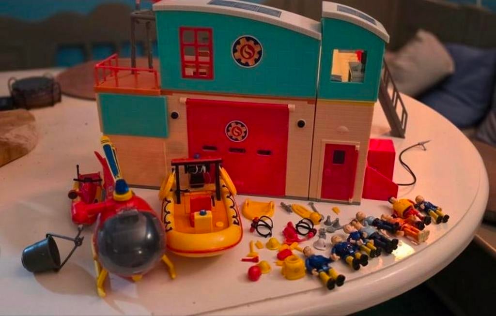 Brandweerman Sam speelkazerne met figuren en voertuigen, Kinderen en Baby's, Speelgoed | Actiefiguren, Ophalen