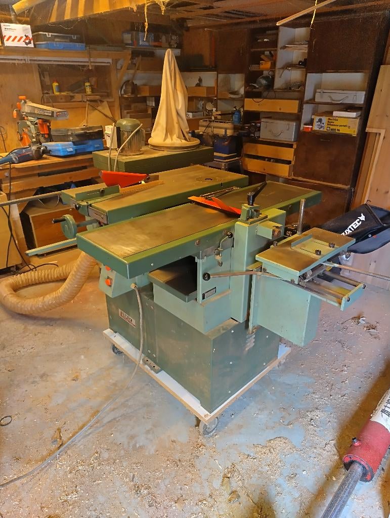 Ecem C.26 Combinatie houtbewerkingsmachine  + afzuiger., Ophalen