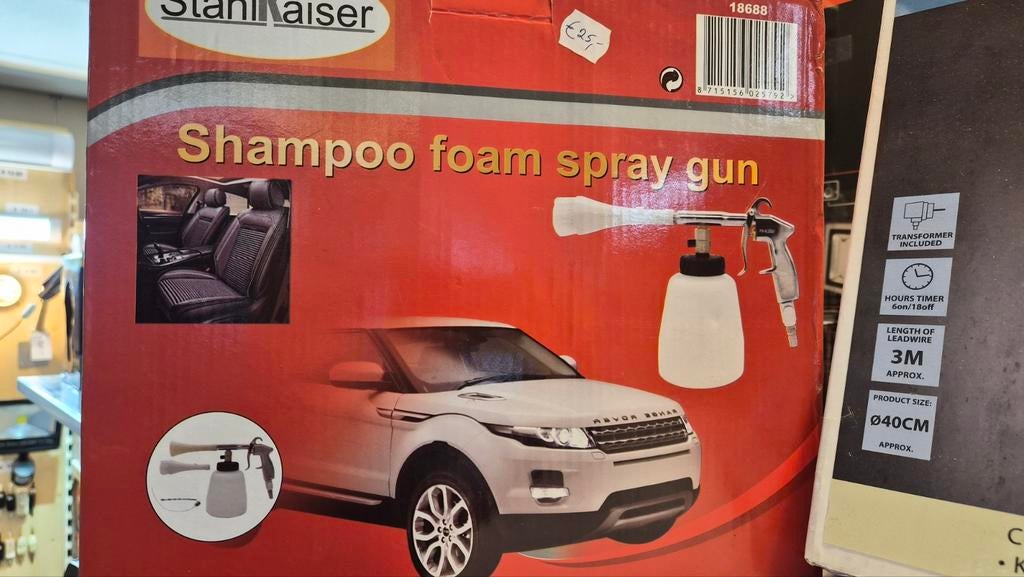 Stahlkaiser Schuimspuitpistool voor Auto Interieur, Ophalen