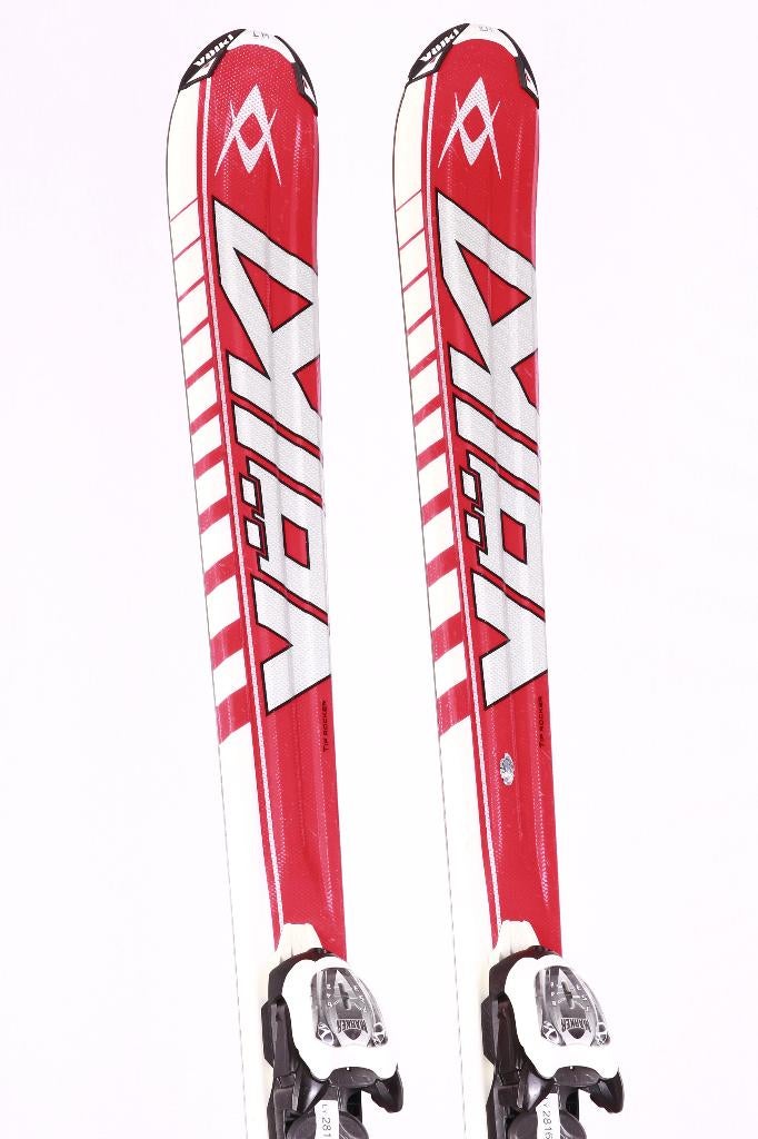 150 kinder ski's VOLKL RACETIGER GS, white/red + Marker 7, Overige merken, Gebruikt, 100 tot 140 cm, Ophalen of Verzenden