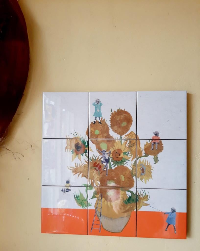 Tegeltableau Van Gogh | Collectors item, Ophalen, Nieuw, Van Gogh, Schilder- en Tekenkunst