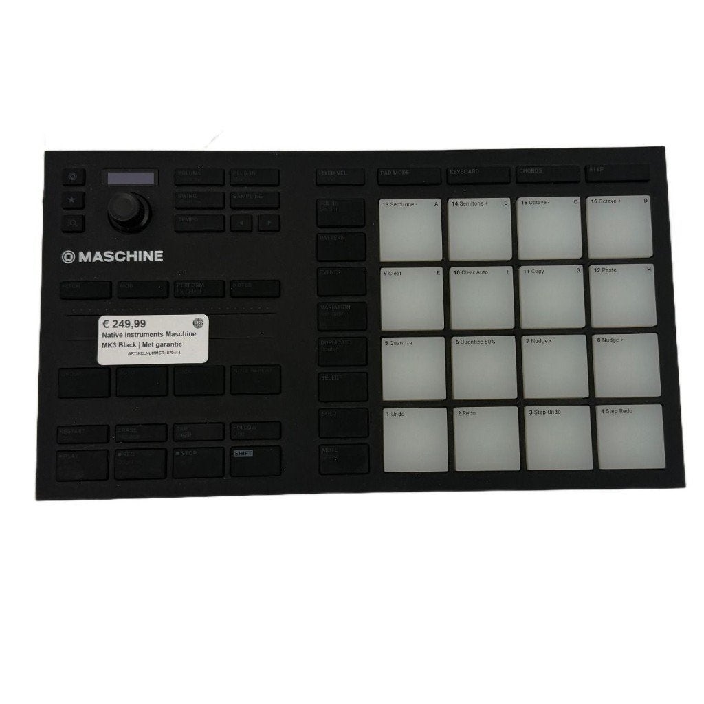 Native Instruments Maschine MK3 Black | Met garantie, Muziek en Instrumenten, Dordrecht@usedproducts.nl, Zo goed als nieuw, USED PRODCUTS DORDRECHT