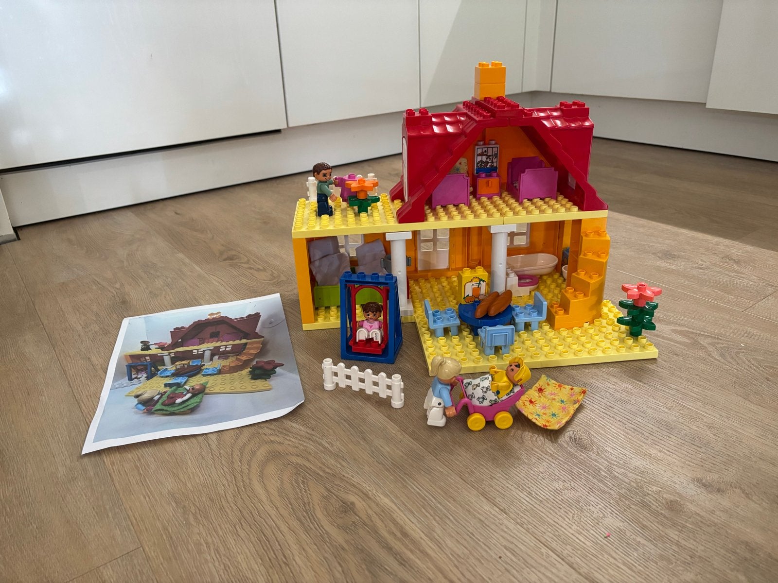 LEGO Duplo Familiehuis 5639, Kinderen en Baby's, Ophalen, Zo goed als nieuw, Compleet, Duplo