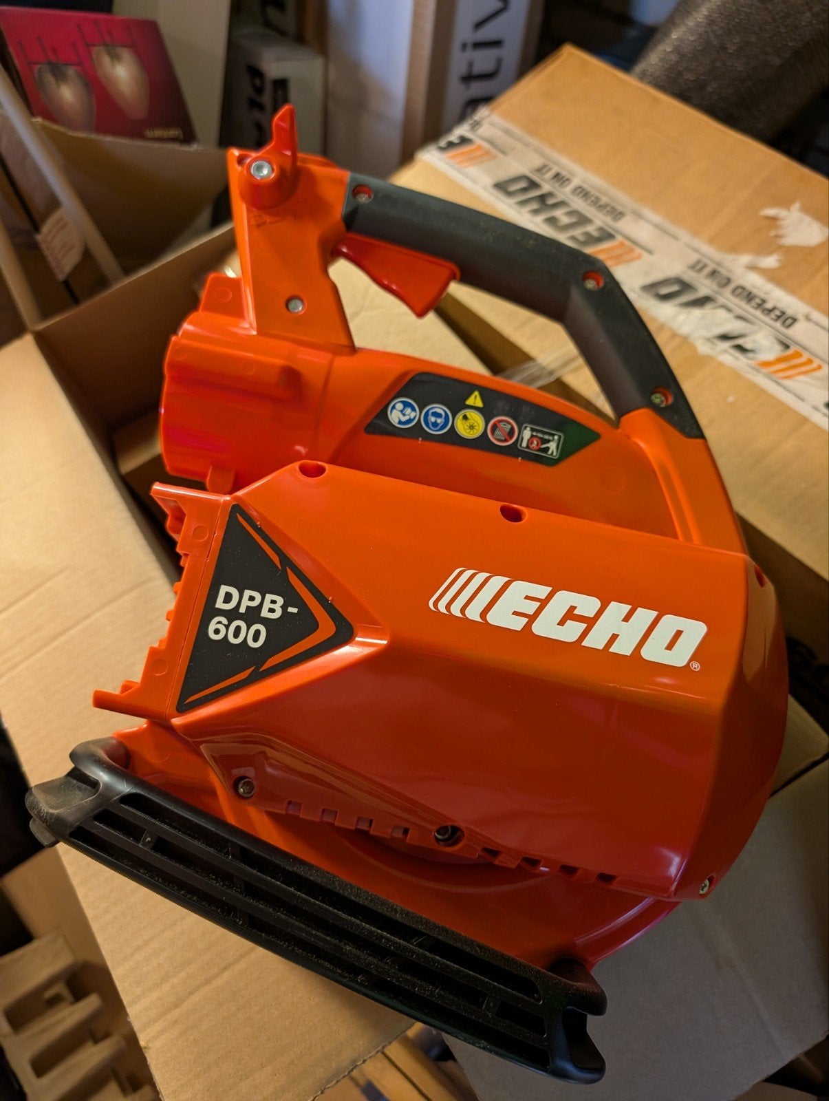 Echo DPB-600 Bladblazer, Echo, Accu, Ruggedragen, Ophalen of Verzenden
