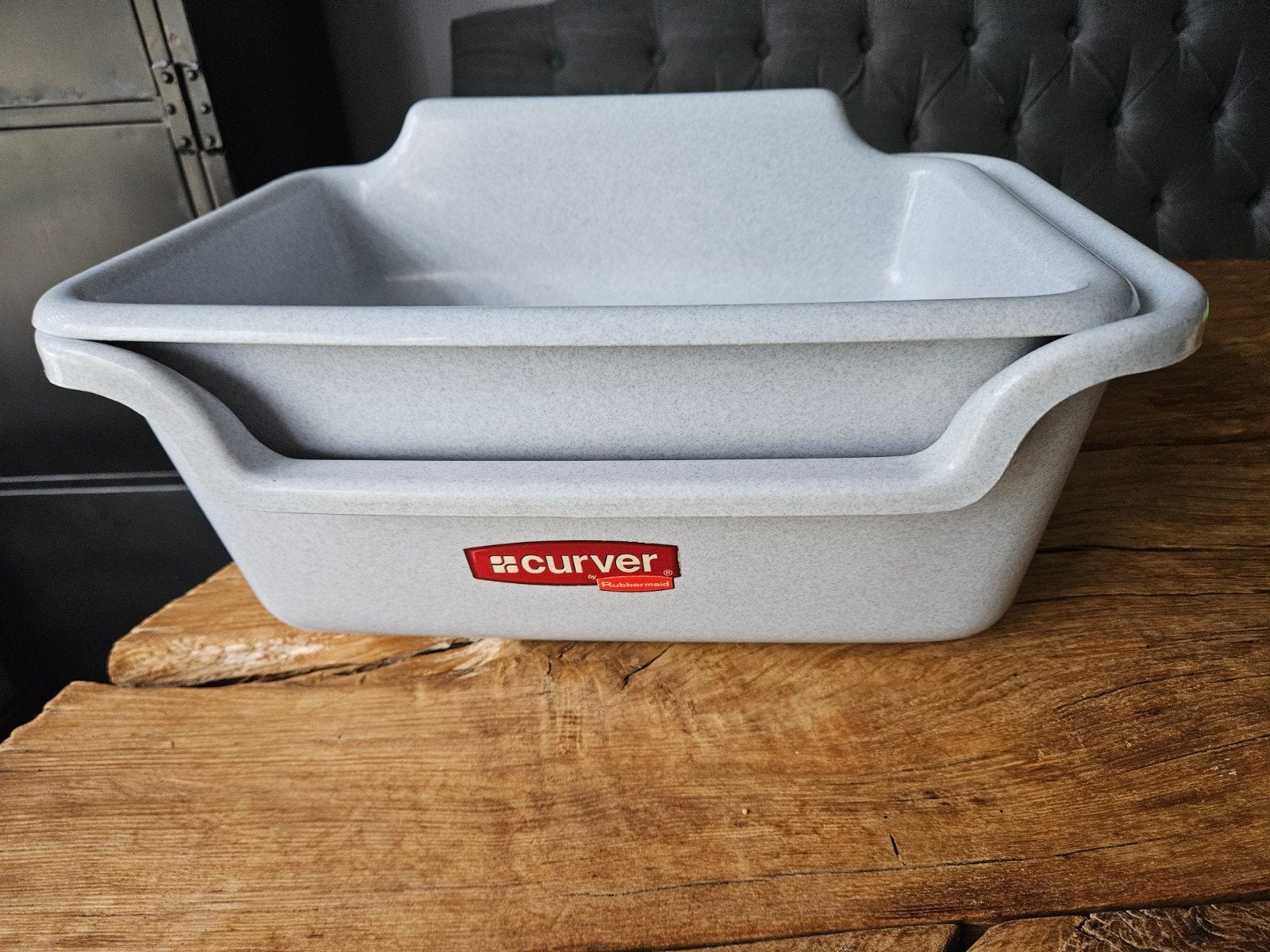 Curver Aardappelschilbak - Handig en Compact, Huis en Inrichting, Ophalen, Gebruikt, Kunststof, Voorraadpot