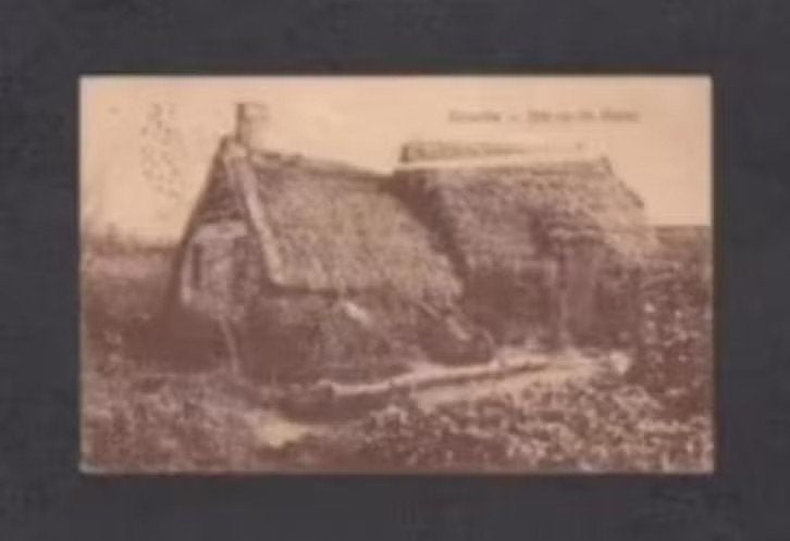 Drenthe Hut op de Heide Plaggenhut., Ophalen of Verzenden, Voor 1920, Ongelopen, Drenthe