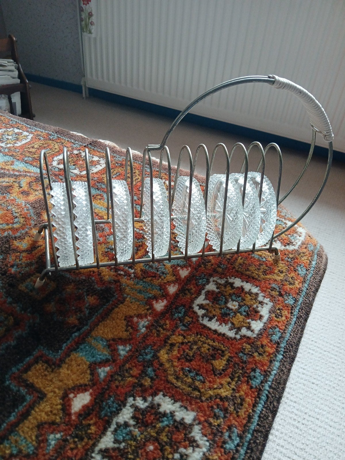 Rekje met onderzetters, Antiek en Kunst, Ophalen of Verzenden