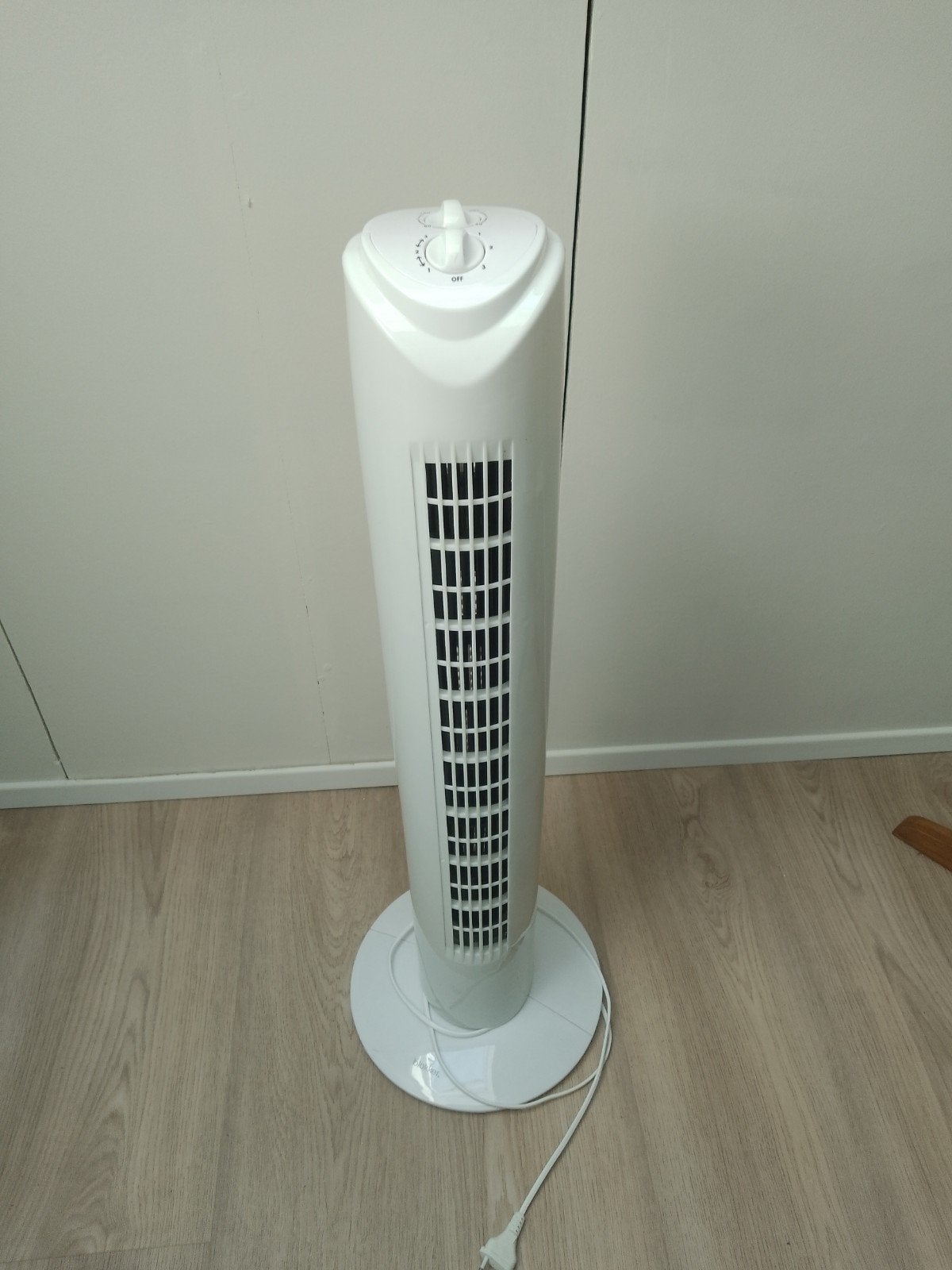Witte Torenventilator met Timer en 3 Snelheden, Ophalen, Gebruikt, Torenventilator