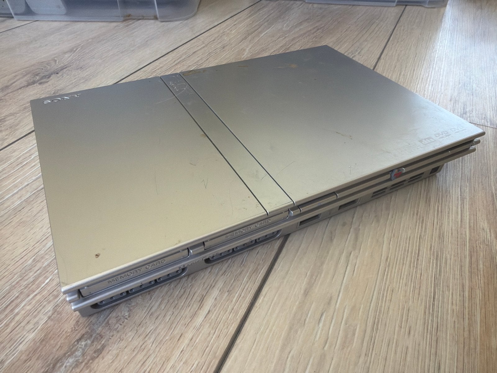 Sony PlayStation 2 Slim SCPH-70004 Zilver, Spelcomputers en Games, Gebruikt, Ophalen of Verzenden, Zonder controller, Zilver